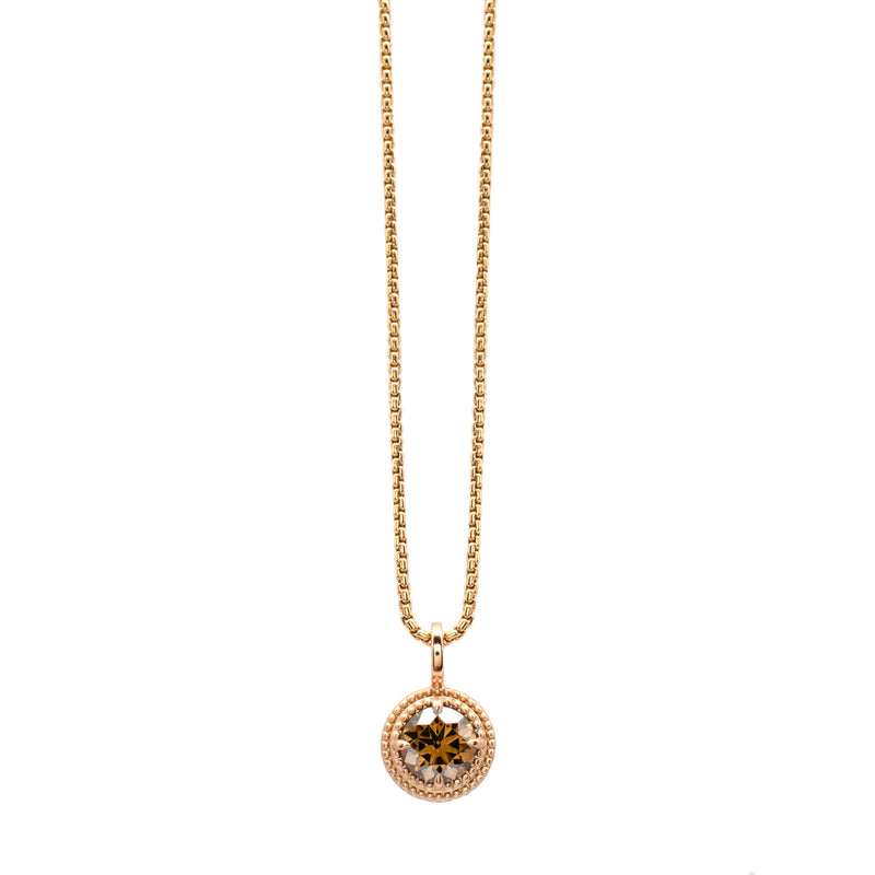 Cognac Diamond Suzanne Pendant