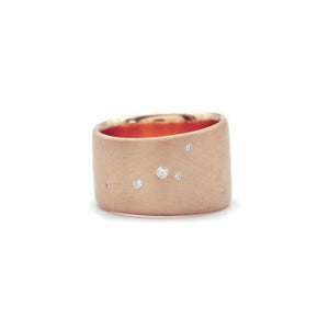 Galaxy Pebble Band in Rose