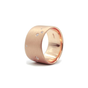 Galaxy Pebble Band in Rose