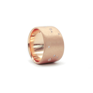 Galaxy Pebble Band in Rose
