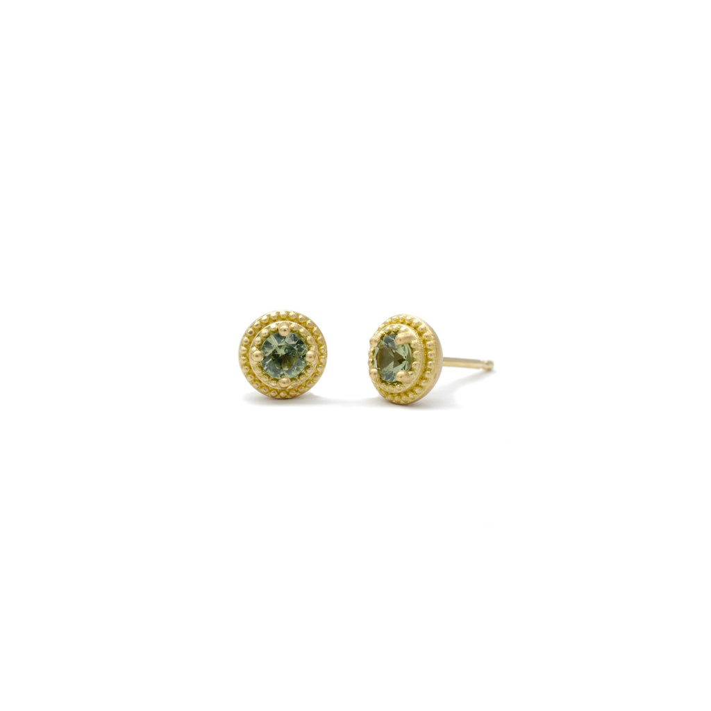 Light Green Sapphire Suzy Studs
