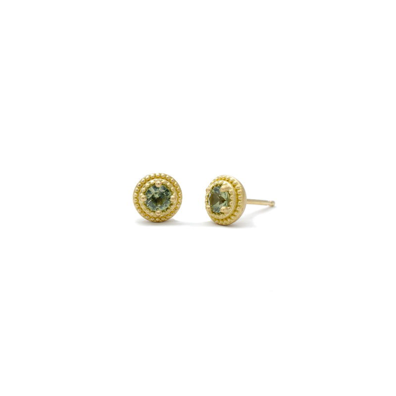 Light Green Sapphire Suzy Studs
