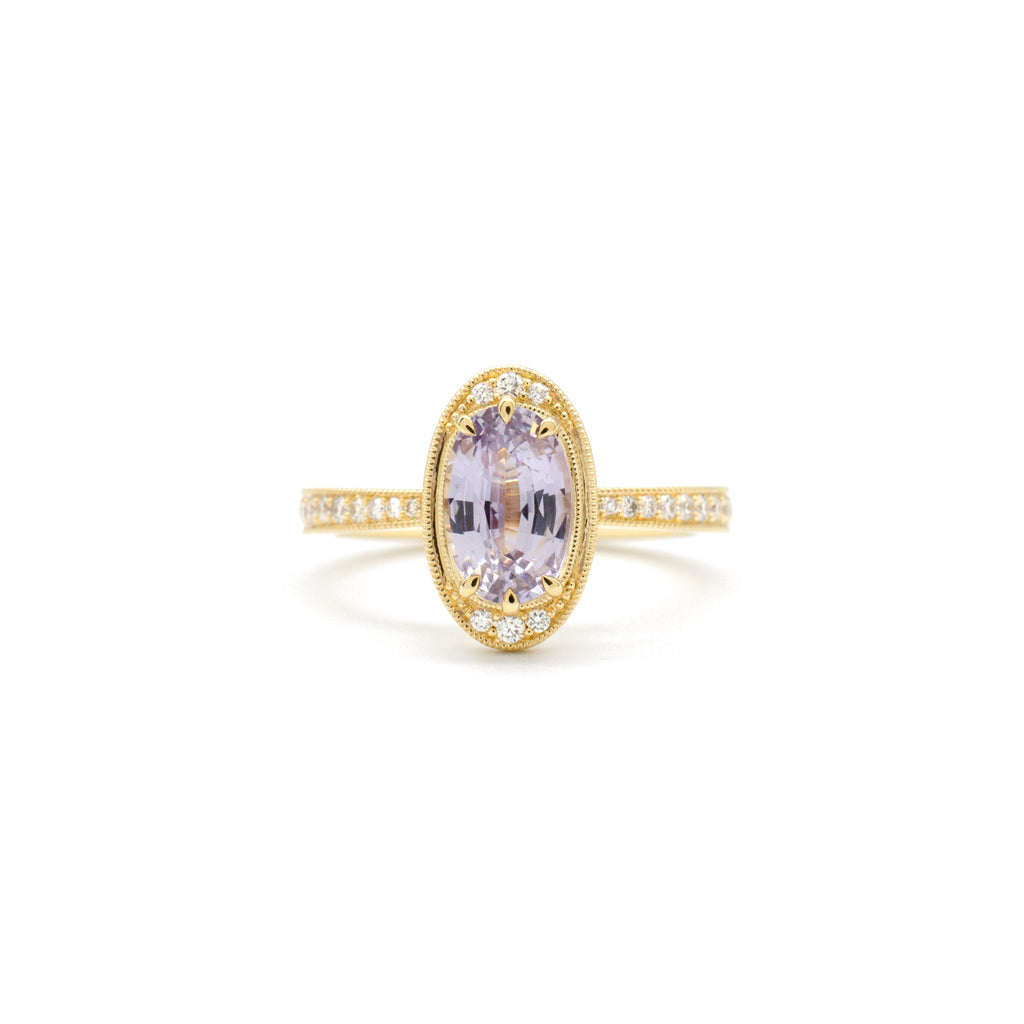 Lavender Sapphire Iara Ring