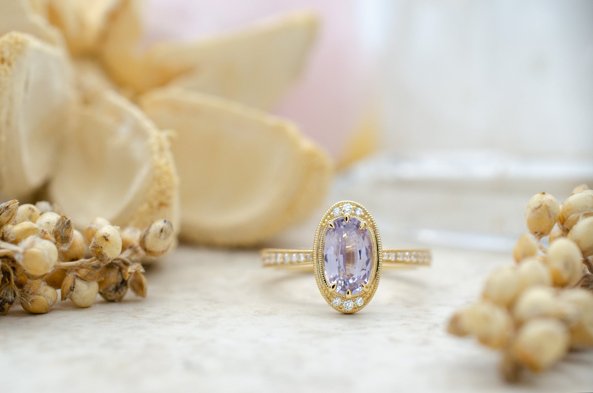 Lavender Sapphire Iara Ring J Albrecht Designs