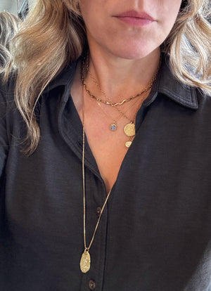 Sapphire Suzanne Pendant