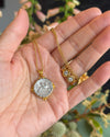 17mm Ancient Coin with Gryphon & Juno