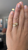 1.55ct Pear Wave Solitaire