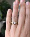 Dusk Sapphire Flat Top Ring