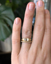 Yellow Sapphire Flat Top Ring