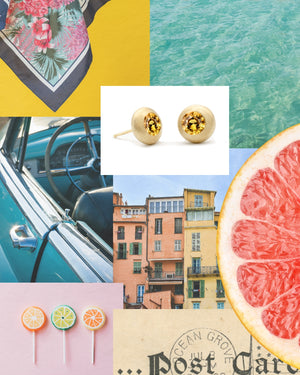 Citronette Studs