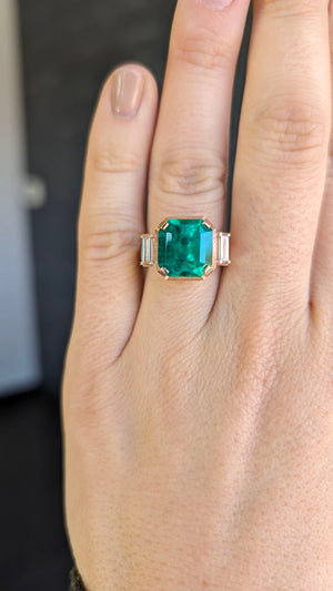 5.5ct Emerald Eve Ring