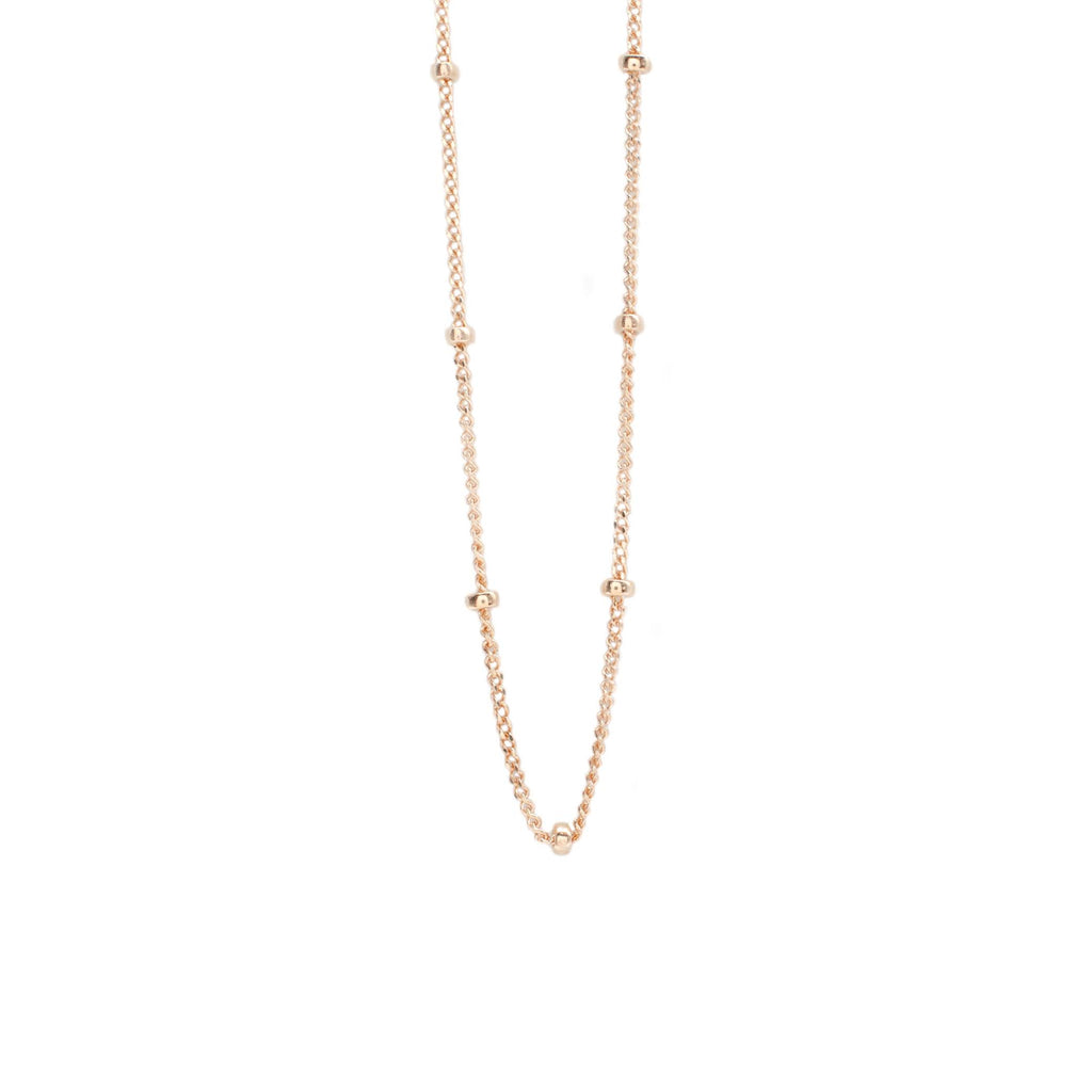 1mm Beaded Rose Curb Chain