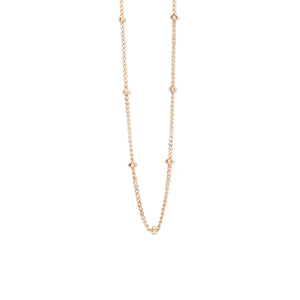 1mm Beaded Rose Curb Chain
