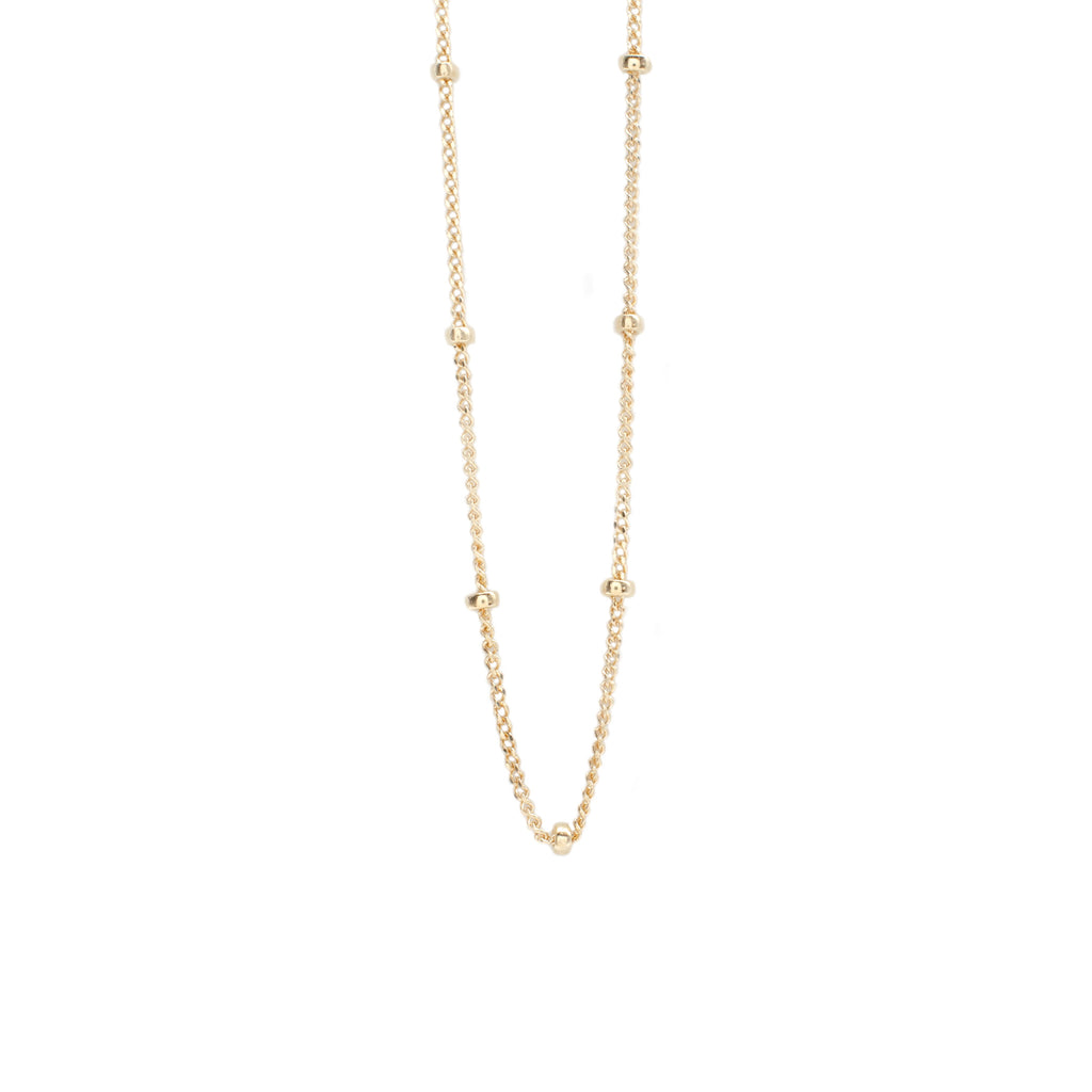 1mm Beaded Curb Chain