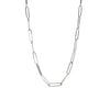 White Gold Petite Paperclip Chain