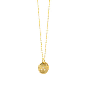 0.1ct 15mm Galaxy Pendant