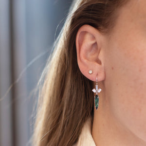 Double Milgrain Studs (Round)