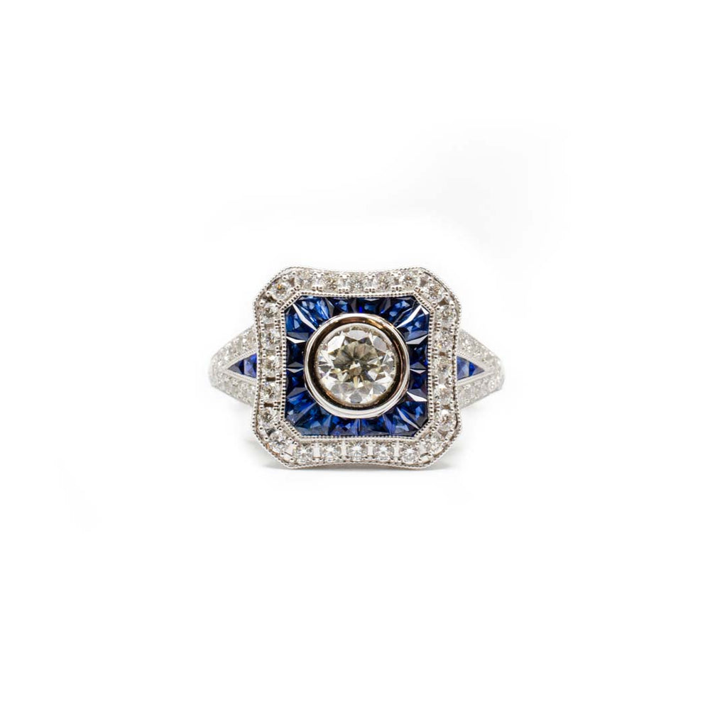 Specialty Cut Sapphire Ring