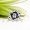 Specialty Cut Sapphire Ring