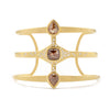 Triple Rustic Diamond Cuff Bracelet