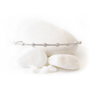Bohemian style diamond bracelet
