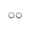 Gold Circle Studs