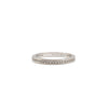 Thin Channel Set Eternity Band