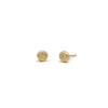 1.7 Gold Pebble Studs
