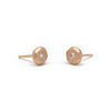 1.7 Rose Gold Pebble Studs