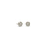 1.7 White Gold Pebble Studs