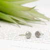 1.7 White Gold Pebble Studs