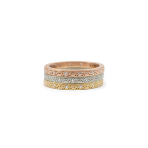 Gold Thin Pattern Band