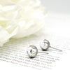 Diamond in Glass Studs