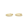 Bead Set Diamond Hoops