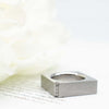 Corner Pave Ring