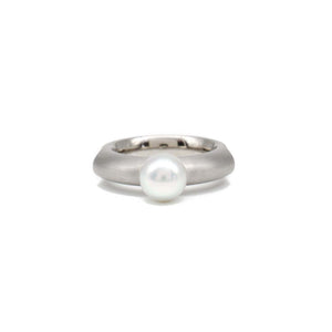 Steel Pearl Ring