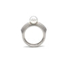 Steel Pearl Ring