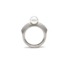 Steel Pearl Ring