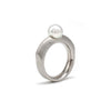 Steel Pearl Ring