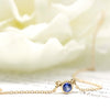 3mm Sapphire Everyday Necklace in Yellow