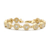 Mod Bezel Bracelet with Antique Diamonds