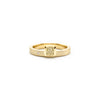 Offset Cushion Cut Ring