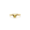 Offset Cushion Cut Ring