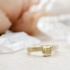 Offset Cushion Cut Ring