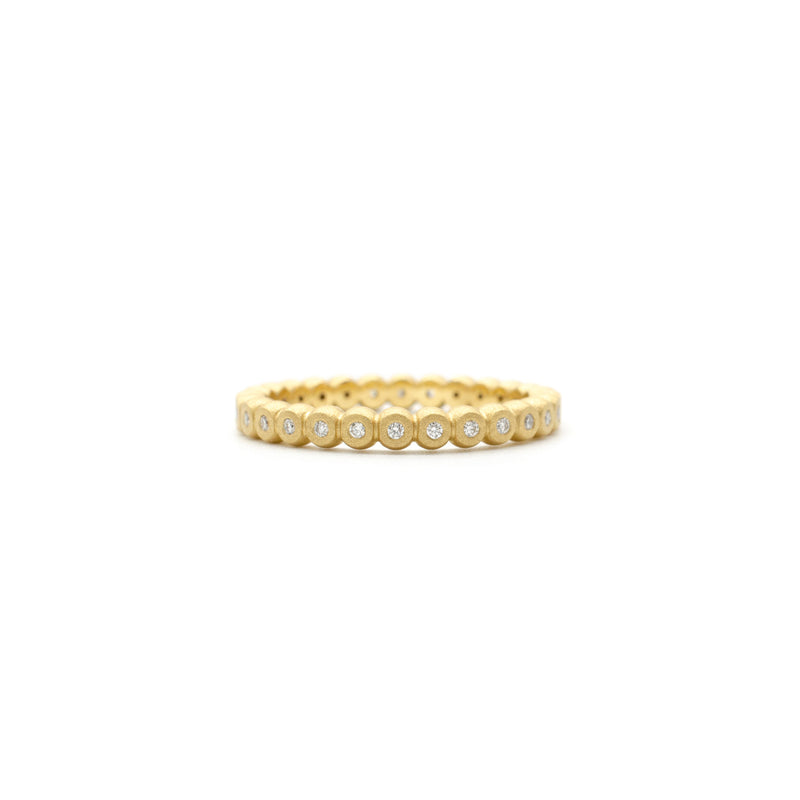 Gold Diamond Orb Band