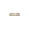 White Gold Hammered Band