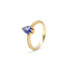 VP Milgrain Sapphire Solitaire