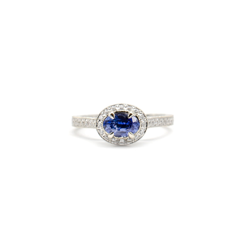 Oval Sapphire Ring