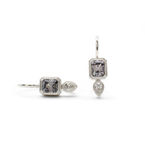 Engraved Duo Dangles (Spinel)