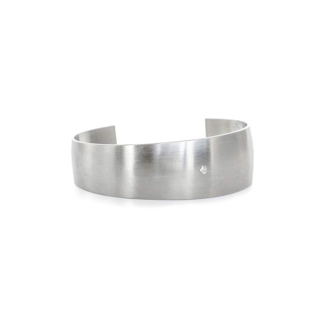 Steel & Diamond Cuff